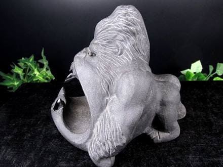 ◇魔を払う咆哮！◇極みの逸品！繊細彫刻◇守り神×魔除けの石◇1点物