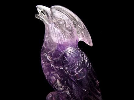 楽天市場】vivid birds stoneの通販 アメジスト 鳥 石 石製 石彫 石
