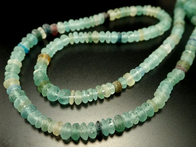 ◇一連◇超希少！◇長い時を経て生まれた奇跡のガラス◇古代