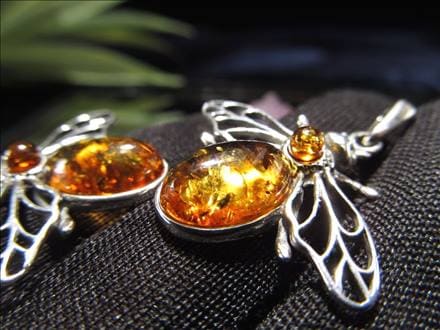 琥珀 先行販売!!ツーソン展示会商品】◇ハニービーモチーフ◇コニャック