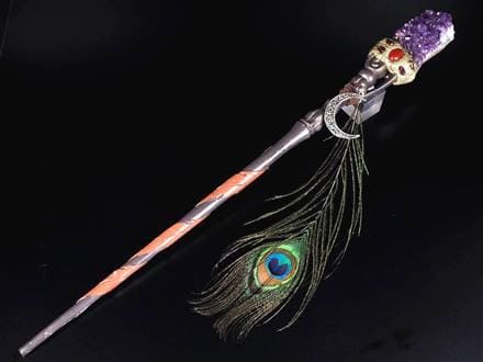 魔法の杖 ワンド アメシスト バイカラー アメシスト ワンド ロマネ