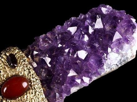 ☆アメジストクラスター＆ピーコックフェザー使用☆個性豊かな魔法の杖