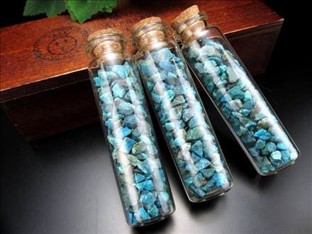 ☆瓶詰め天然石全4種☆ツーソン展示会商品☆おしゃれなコルクボトル