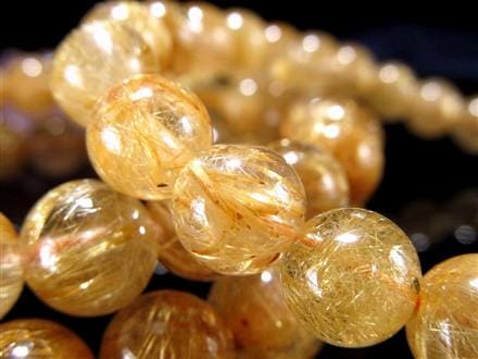 ◇濃色！黄金ルチル針◇透明度抜群！◇存在感抜群！たっぷり繊細針＆束