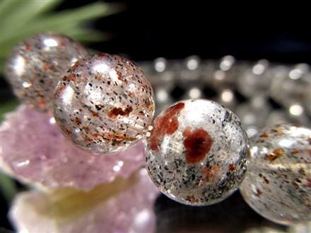 鑑別書付属】◇見逃せない希少品！◇黒点と輝く褐色結晶◇1月の