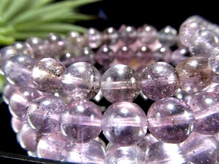 パイライトインフローライト 10mm 天然石 ブレスレット （鑑別書付  