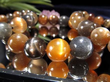 ◇抜群シラー＆煌めくアベンチュレッセンス◇ブラウン＆ブラックのバイ  