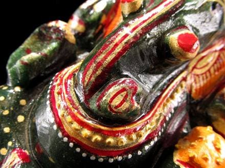 ☆人気！夢を叶える象☆豪華22金カラー彩色タイプ☆極上手彫り彫刻