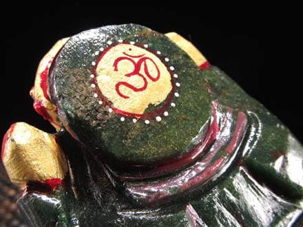 ★特選一点物★夢を叶える象【インディアンアベンチュリン極上手彫りガネーシャ】❤️ ☆人気！夢を叶える象☆豪華22金カラー彩色タイプ☆極上手彫り