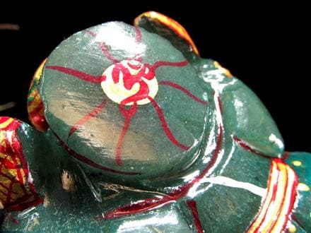 ☆人気！夢を叶える象☆豪華22金カラー彩色タイプ☆極上手彫り彫刻