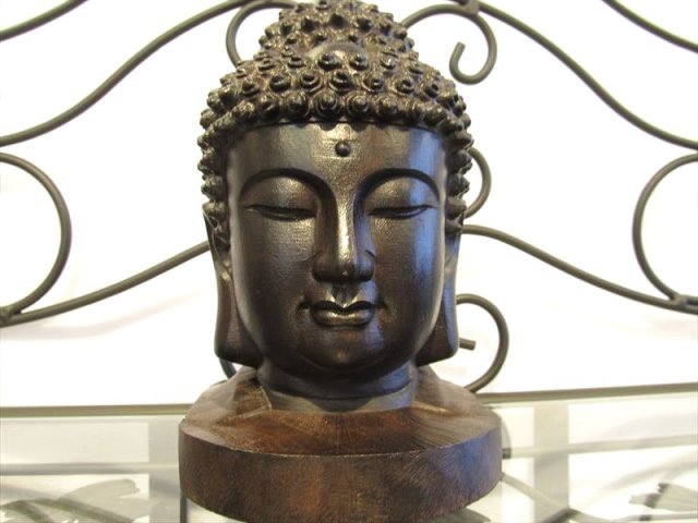 木彫り仏像置物 1-2W 極小仏 菩薩半跏像[仏像 木彫り 木製 菩薩様 菩薩像