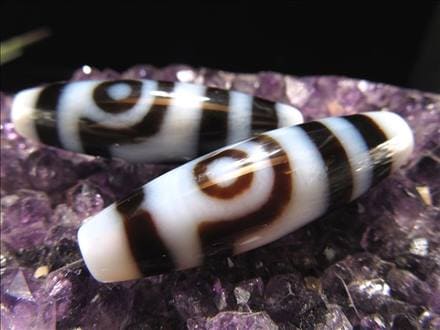 ◇高級白天珠◇希少品！◇至純天珠◇チベットに伝わる魔除け・厄除け  