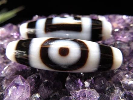 ◇高級白天珠◇希少品！◇至純天珠◇チベットに伝わる魔除け・厄除け