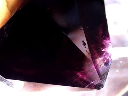 ◇産地直送!!◇滅多に採れない！黒紫水晶◇希少なドッグトゥース形状