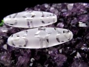 蓮師法帽天珠 水晶 クリスタル 天珠