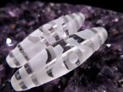 ジー 護符 クリスタル天珠 水晶天珠 お守り