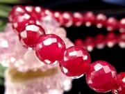 【宝石質】SSS超希少6mm～7.5mmミャンマー産天然ルビー ブレスレット 宝石質】SSS超希少6mm～7.5mmミャンマー産天然ルビー ブレスレット