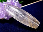 マニハール クォーツ 天珠型 ビーズ石 ヒマラヤ山脈 水晶 御守り