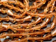 シトリン 黄水晶 ドロップカット ネックレスパーツ ブレスパーツ