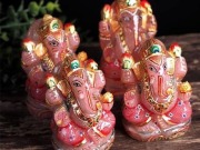 ローズクォーツガネーシャ ガネーシャ ローズガネーシャ 天然石ガネーシャ 夢を叶える象