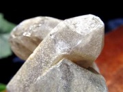 オレンジリバー水晶 スモーキークォーツ 煙水晶 原石 クラスター