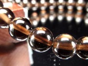 黒水晶 ブレスレット 黒平 モリオン 日本製