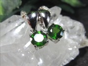 クロムダイオプサイト ペンダントトップ ネックレス アクセサリー Silver925
