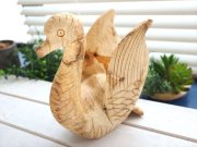 ◆限定！香木細密彫刻◆忍耐や永遠の愛！白鳥◆デンバー展示会商品◆1点物◆聖なる樹ホーリーツリー◆お守り・浄化に◆古代インカ帝国の魔除け◆パロサントウッド白鳥【スワン】型彫り置物◆高さ約14.5cm◆【ペルー産】