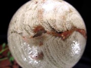 千層 ガーデンファントム クォーツ 丸玉 置物
