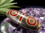 ◇流通量が少ない激レア品！◇最高級！馬蹄痕天珠◇黒鳶赤紋（くろとび