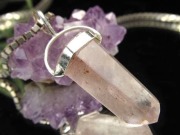 リチウムクォーツ 水晶 ペンダントトップ ポイント ネックレス