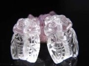 水晶 パワーストーン パーツ クリスタル 彫刻 アクセサリー