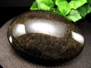 ゴールデンシャインオブシディアン オブシディアン ゴールド タンブル ポリッシュ