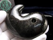 黒翡翠 勾玉 ジェイド 本翡翠 糸魚川