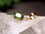 エンスタタイト ペンダントトップ 頑火輝石 18金 アクセサリー