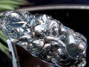 シルバーシーン ベリル 龍神 彫刻 タンブル