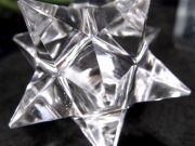 天然水晶 アステロイド 彫り 置物