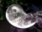 ガネーシュヒマール ヒマラヤ 水晶 勾玉 ビーズ