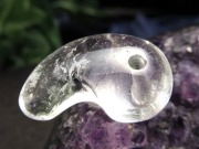 ガネーシュヒマール ヒマラヤ 水晶 勾玉 ビーズ