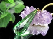 天然琥珀 グリーンアンバー ペンダント Silver925 バルト海産