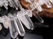 ナチュラルポイント  連 クレオ穴 クリスタル 天然水晶