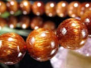 オレンジキャッツアイルチル ブレスレット キャッツアイルチルクォーツ ルチルレイテッドクォーツ ルチルの王様