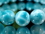 ラリマー ブレスレット ブルーペクトライト ドミニカ共和国 Larimar