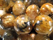 h1★特選ご奉仕★激レア希少♢激安☆【母岩ヘマタイト入りゴールドルチル】❤️ タイチン ルチルクォーツ ブレスレット AAA 母岩ヘマタイト入り