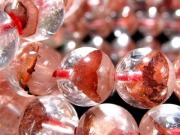 ファントムクォーツ 幻影水晶 ブレスレット レッドファントム 赤富士
