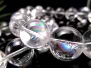 天然水晶 クォーツ 天然 サシ ブリザード ブレスレット