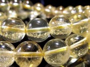希少大玉　天然レモンクォーツ（硫黄水晶）ブレスレット約15㎜ 希少大玉　天然レモンクォーツ（硫黄水晶）ブレスレット約15㎜