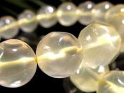 レモンクォーツ 硫黄水晶 ブレスレット アステリズム効果 星彩効果