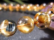 h1★特選ご奉仕★激レア希少♢激安☆【母岩ヘマタイト入りゴールドルチル】❤️ 母岩ヘマタイト入り