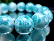 ラリマー ブレスレット ブルーペクトライト ドミニカ共和国 Larimar